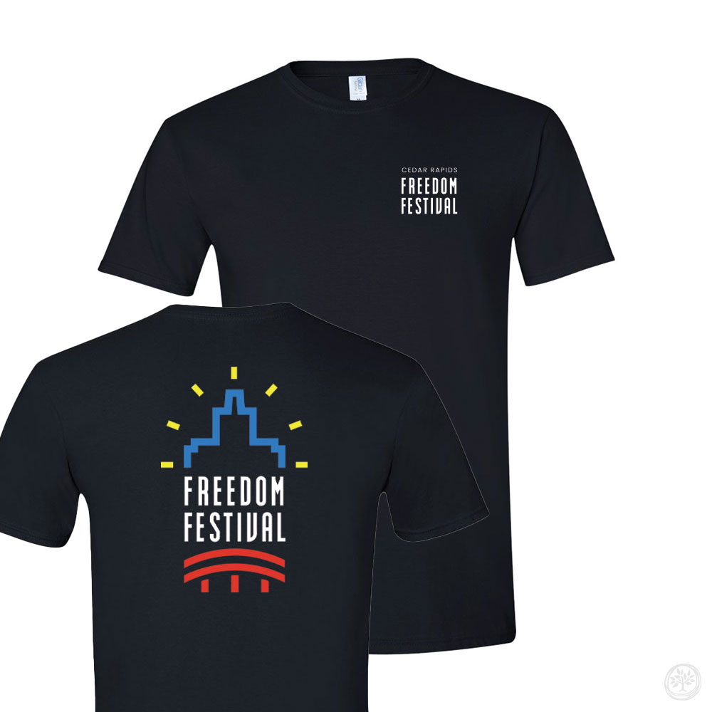 Cedar Rapids Freedom Festival Gildan SoftStyle T-Shirt